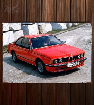 Металлическая табличка BMW 635CSi (E24) 039